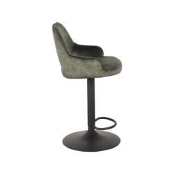 LABEL51 Barkruk Fer - Hunter - Velours - Zithoogte 64-84