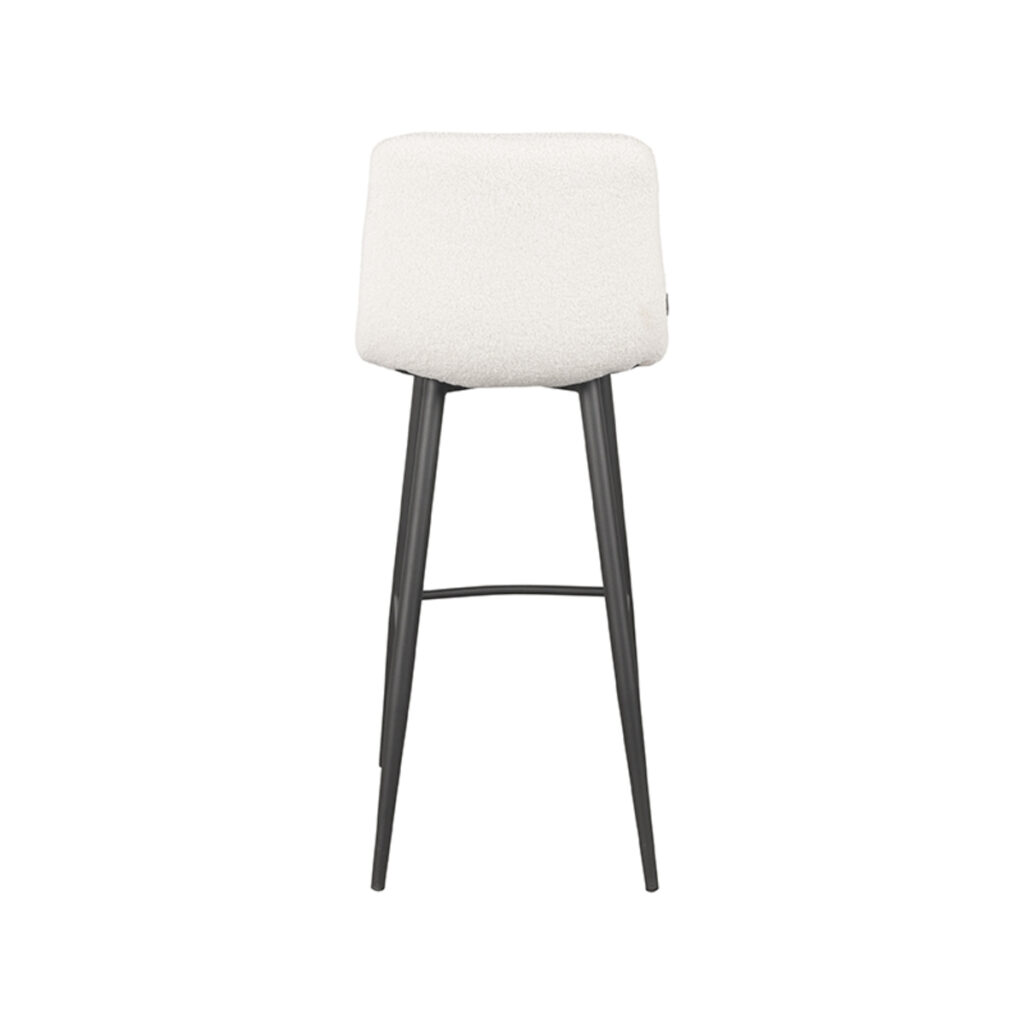 LABEL51 Barkruk Jep - Ivory - Teddy - Zithoogte 78