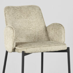 LABEL51 Barkruk Joni - Beige - Elegance - Zithoogte 78