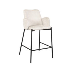 LABEL51 Barkruk Joni - Crème - Elegance - Zithoogte 65