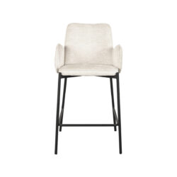 LABEL51 Barkruk Joni - Crème - Elegance - Zithoogte 65