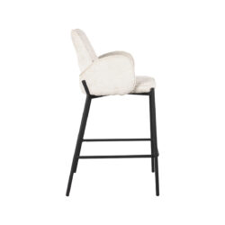 LABEL51 Barkruk Joni - Crème - Elegance - Zithoogte 65