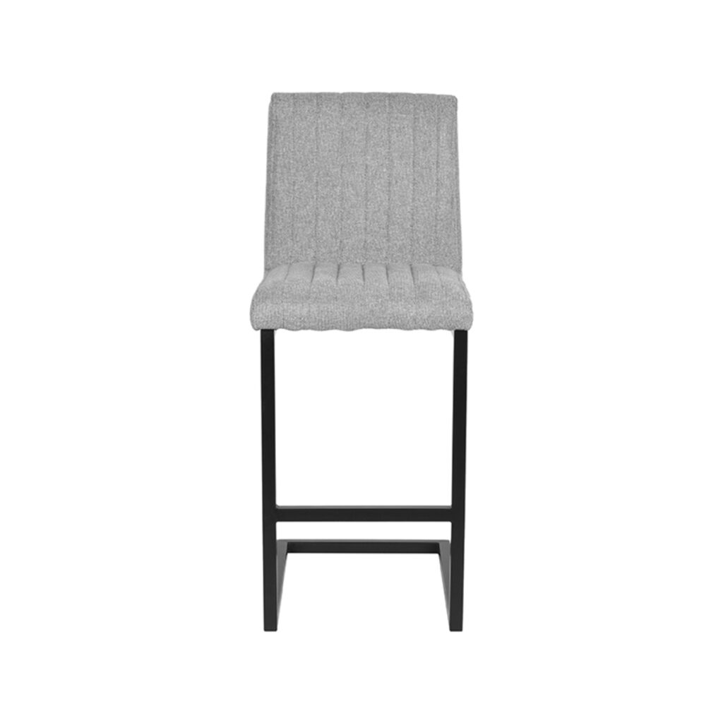 Barkruk_Milo_Zinc_Weave_41x53x100_cm_Voorkan LABEL51 Barkruk Milo - Zinc - Synthetisch - Zithoogte 66