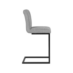 Barkruk_Milo_Zinc_Weave_41x53x100_cm_Zijkant LABEL51 Barkruk Milo - Zinc - Synthetisch - Zithoogte 66