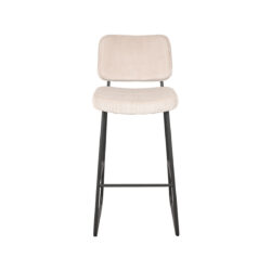 LABEL51 Barkruk Noah - Naturel - Ribcord - Zithoogte 78