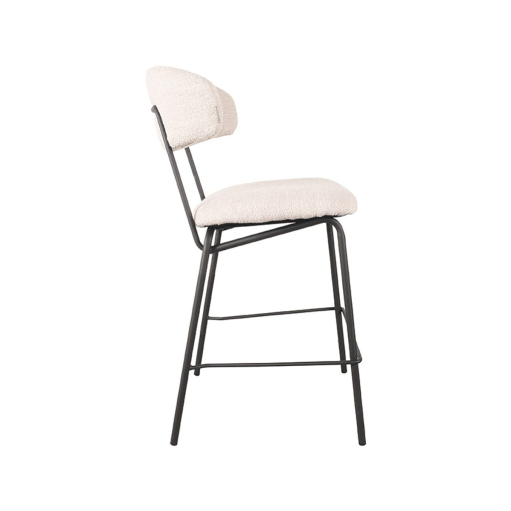 LABEL51 Barkruk Zack - Naturel - Boucle - Zithoogte 56