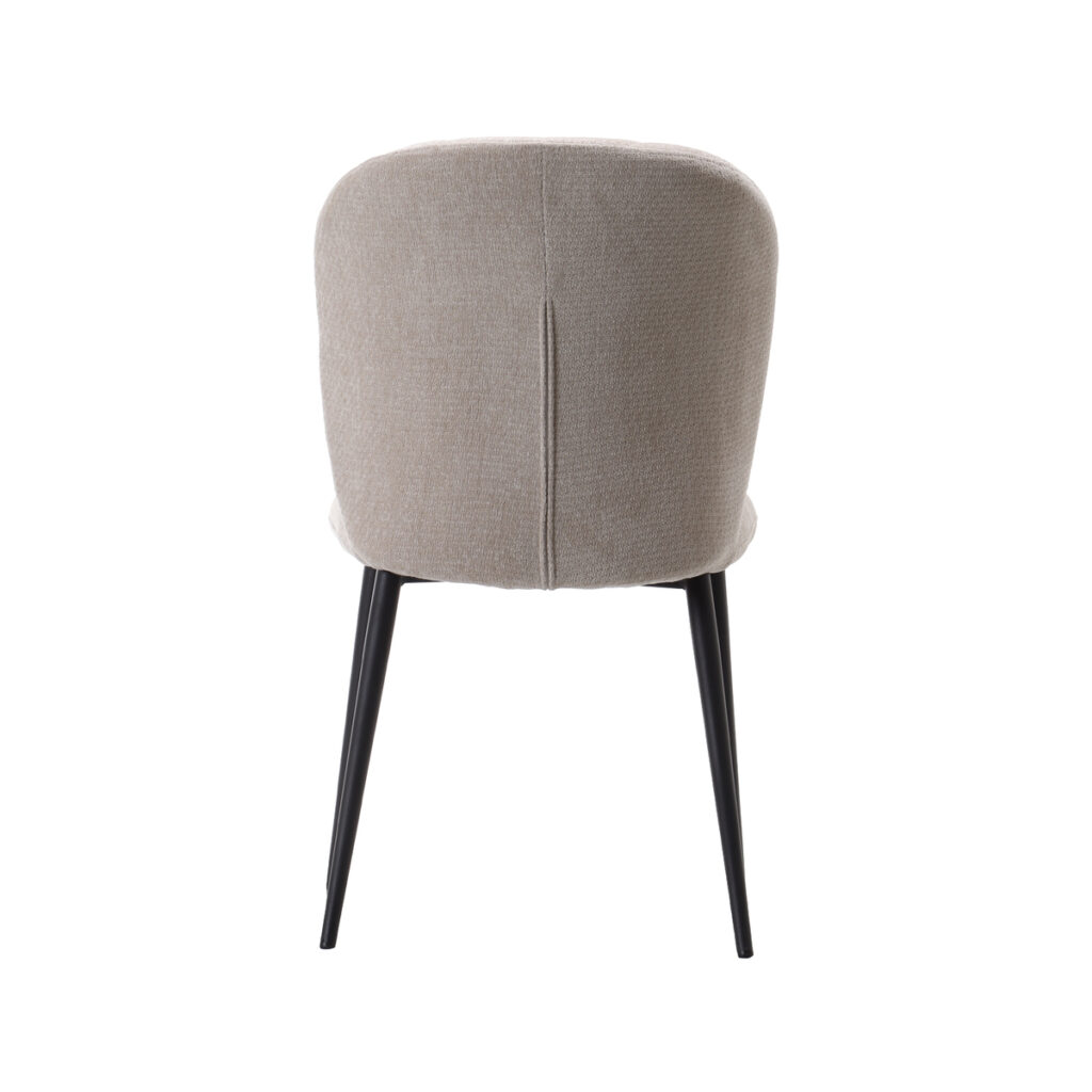 LABEL51 Eetkamerstoel Vino - Naturel - Elite - Black Frame