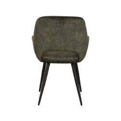 LABEL51 Eetkamerstoel Fer - Hunter - Velours - Black Frame