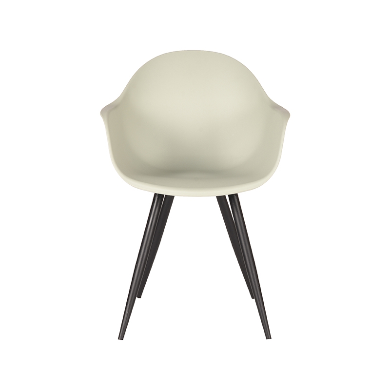 LABEL51 Eetkamerstoel Luca - Breeze - Kunststof - Black Frame