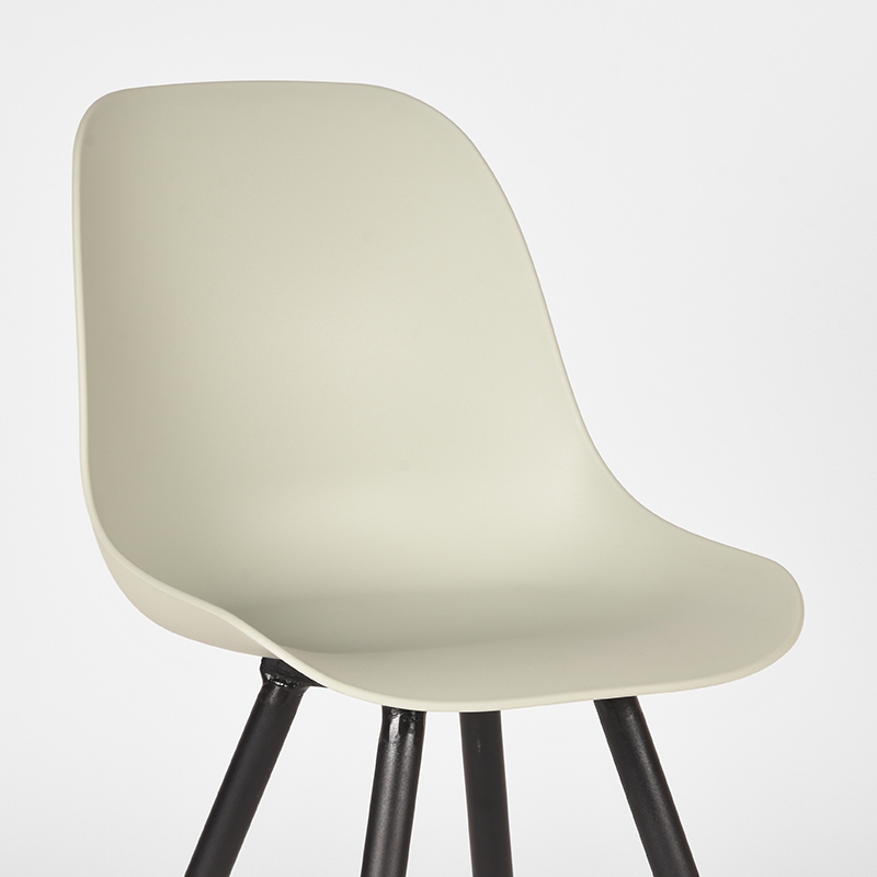 LABEL51 Eetkamerstoel Monza - Breeze - Kunststof - Black Frame