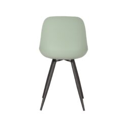 eetkamerstoel_monza_forest_pp_zwart_metaal_46x54x85_cm_achterkant LABEL51 Eetkamerstoel Monza - Forest - Kunststof - Black Frame