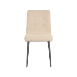 LABEL51 Eetkamerstoel Sam - Zand - Boucle - Black Frame
