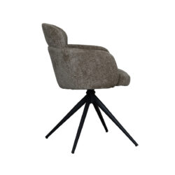 180100131_03-2 LABEL51 Eetkamerstoel Levi - Hunter - Elite - Black Frame