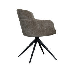 180100131_04-2 LABEL51 Eetkamerstoel Levi - Hunter - Elite - Black Frame