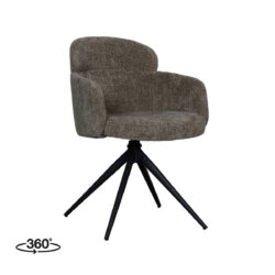 180100131_360-2 LABEL51 Eetkamerstoel Levi - Hunter - Elite - Black Frame