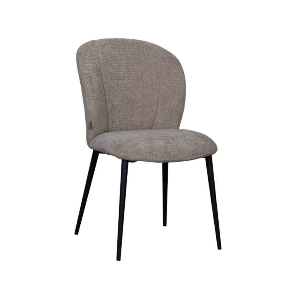 LABEL51 Eetkamerstoel Vino - Clay - Elite - Black Frame