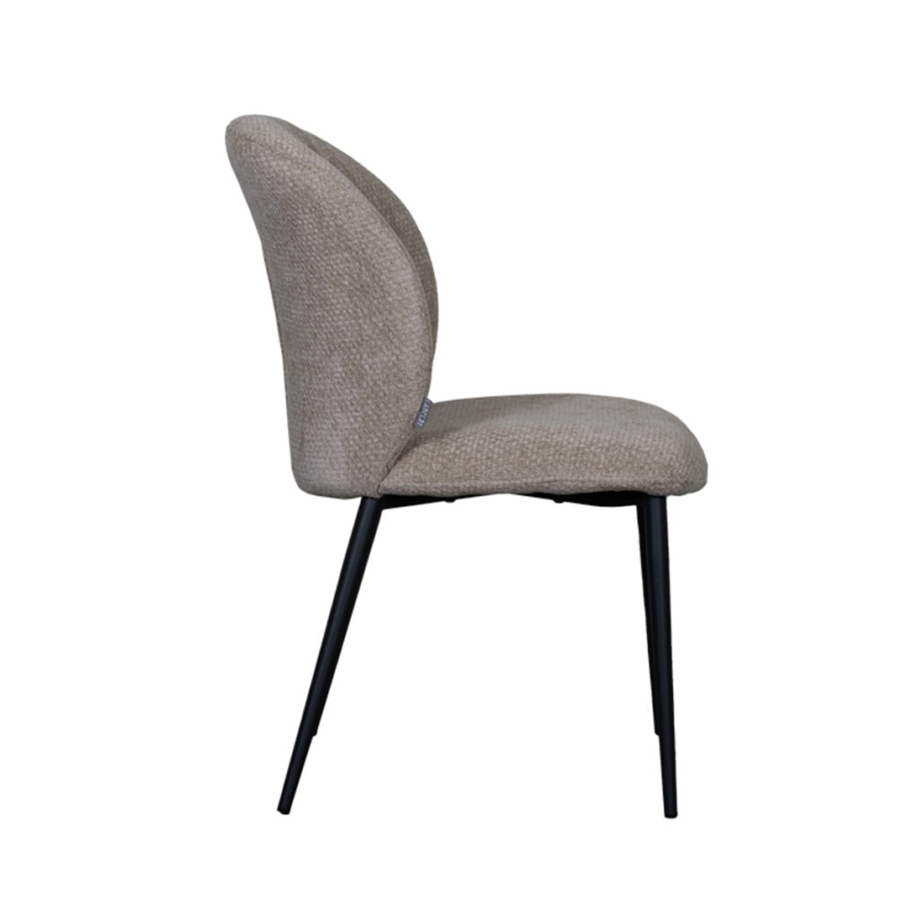 LABEL51 Eetkamerstoel Vino - Clay - Elite - Black Frame