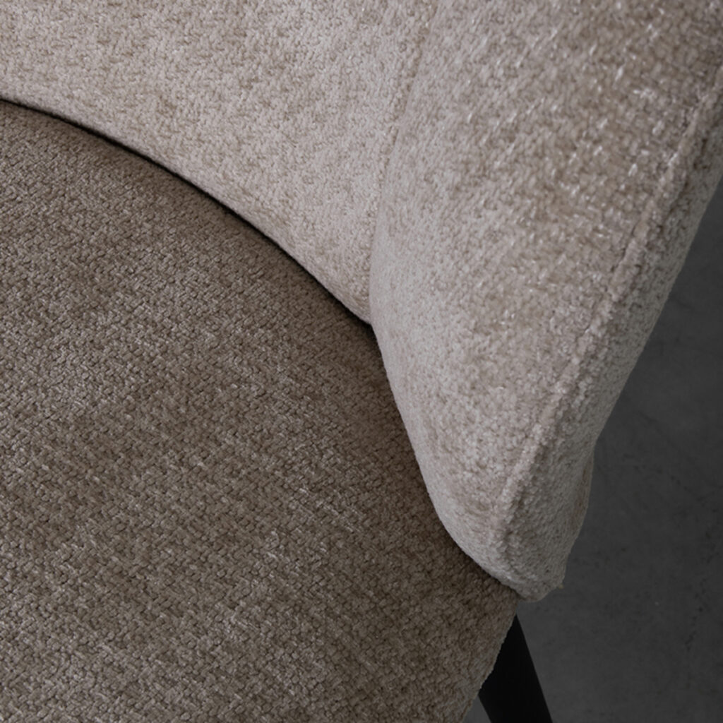 LABEL51 Eetkamerstoel Vino - Clay - Elite - Black Frame