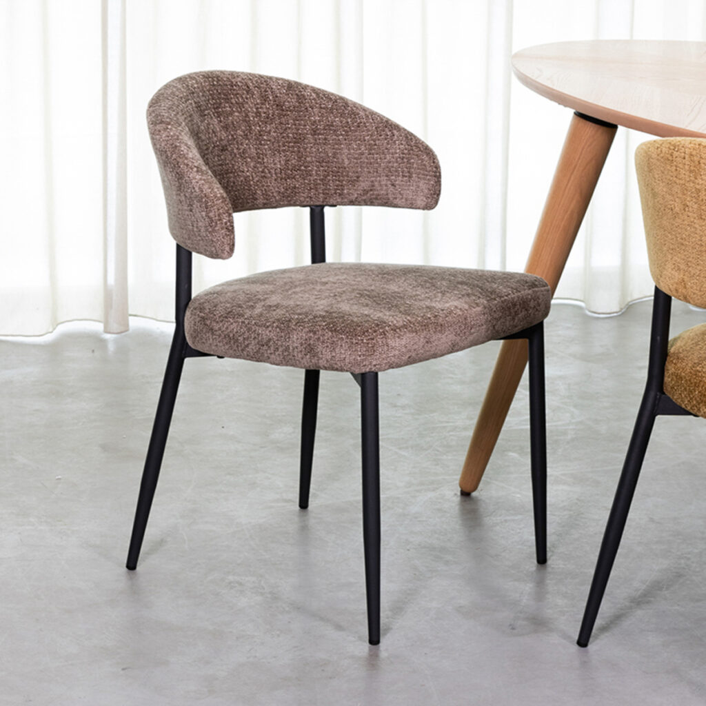 180123113_setting_01 LABEL51 Eetkamerstoel Bliss - Hunter - Elite - Black Frame