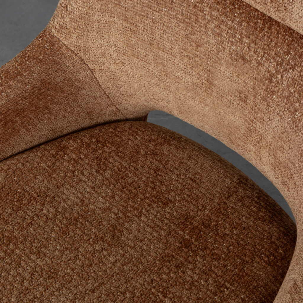 LABEL51 Eetkamerstoel Marlow - Cognac - Elite - Black Frame