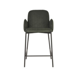 D-MAXX Barkruk Jari - Army green - Ribcord - Zithoogte 65