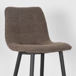 LABEL51 Barkruk Jelt - Bruin - Boucle - Zithoogte 78