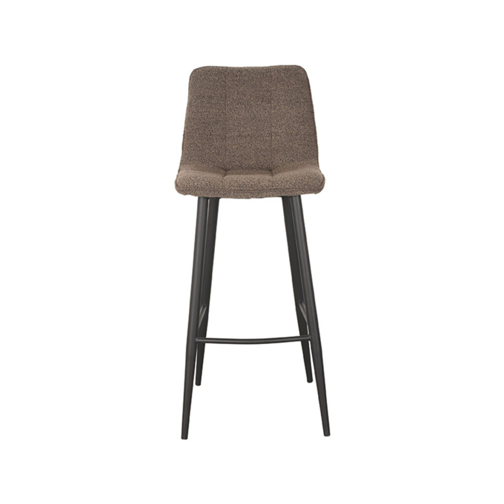 LABEL51 Barkruk Jelt - Bruin - Boucle - Zithoogte 78