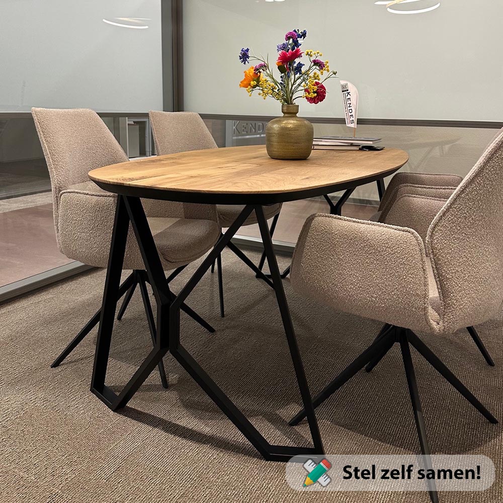 Deens ovale eiken tafel 180x90cm Deens_ovale_eiken_tafel_180x90cm