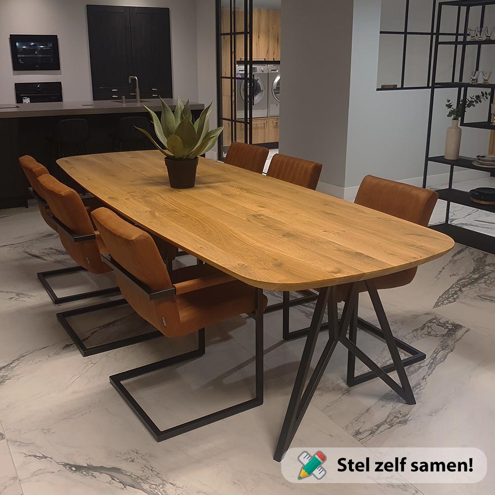 Deens ovale eiken tafel 240x110cm Deens_ovale_eiken_tafel_240x110cm