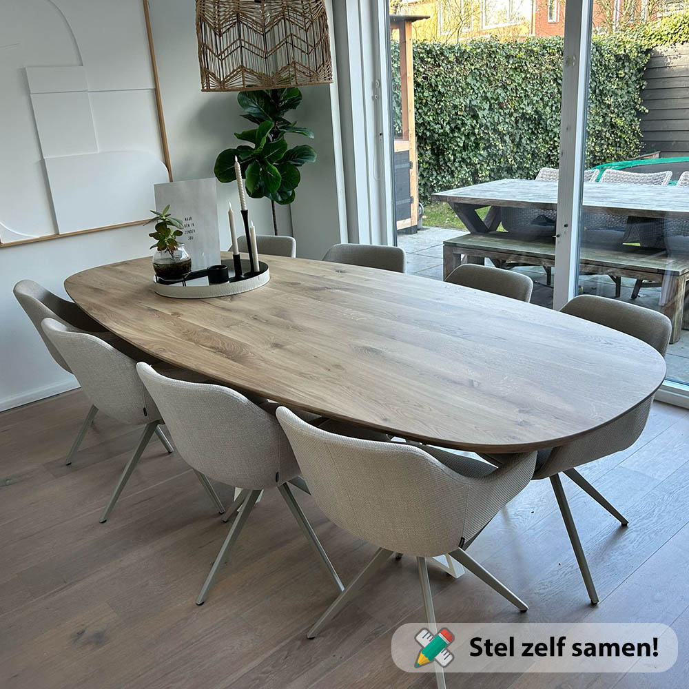 Deens ovale eiken tafel 8 personen Deens_ovale_eiken_tafel_8_personen