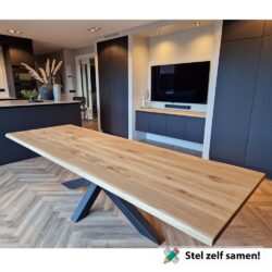 Eiken_eetkamertafel