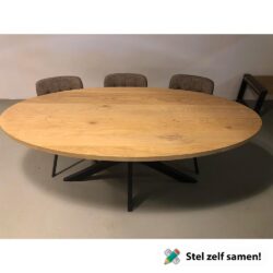 Ovale_eiken_tafel_220x110cm