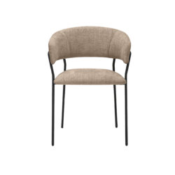 LABEL51 Eetkamerstoel Luuk - Clay - Elite - Black Frame