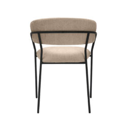 LABEL51 Eetkamerstoel Luuk - Clay - Elite - Black Frame