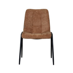 180100009_02-2 LABEL51 Eetkamerstoel Noor - Cognac - Elite - Black Frame