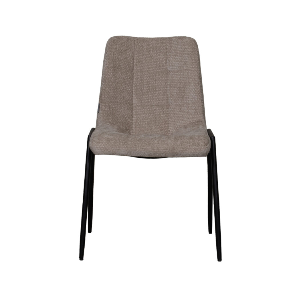 180100011_02-2 LABEL51 Eetkamerstoel Noor - Clay - Elite - Black Frame