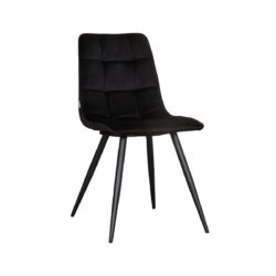 180122874_01 LABEL51 Eetkamerstoel Bistro - Zwart - Fluweel - Black Frame