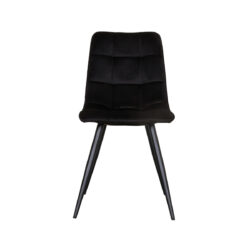 180122874_02 LABEL51 Eetkamerstoel Bistro - Zwart - Fluweel - Black Frame