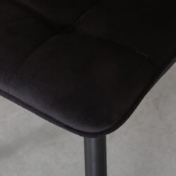 180122874_05 LABEL51 Eetkamerstoel Bistro - Zwart - Fluweel - Black Frame