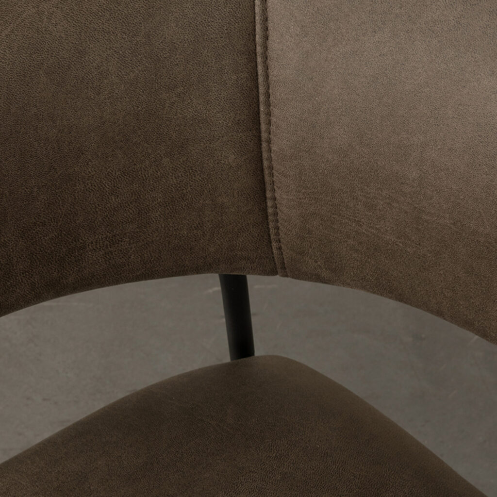 180122893_05-2 LABEL51 Eetkamerstoel Luuk - Moss - Micro Suede - Black Frame