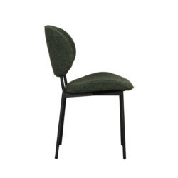 LABEL51 Eetkamerstoel Senn - Forest - Boucle - Black Frame
