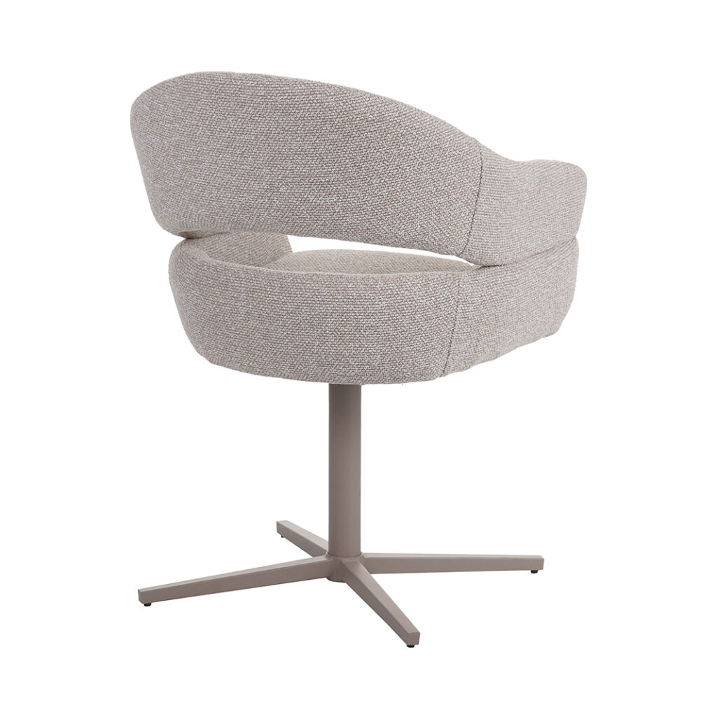 LABEL51 Eetkamerstoel I_Donna - Naturel - Royal Boucle - One size