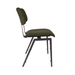 LABEL51 Eetkamerstoel I_Stapelbare Schoolstoel - Hunter - Fluweel - One Size