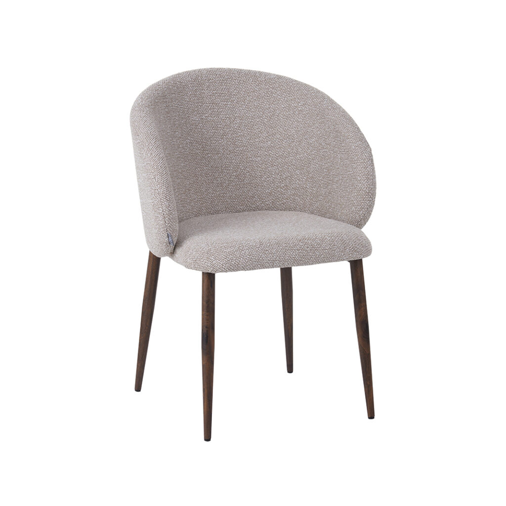 LABEL51 Eetkamerstoel I_Yuki - Naturel - Royal Boucle - One size