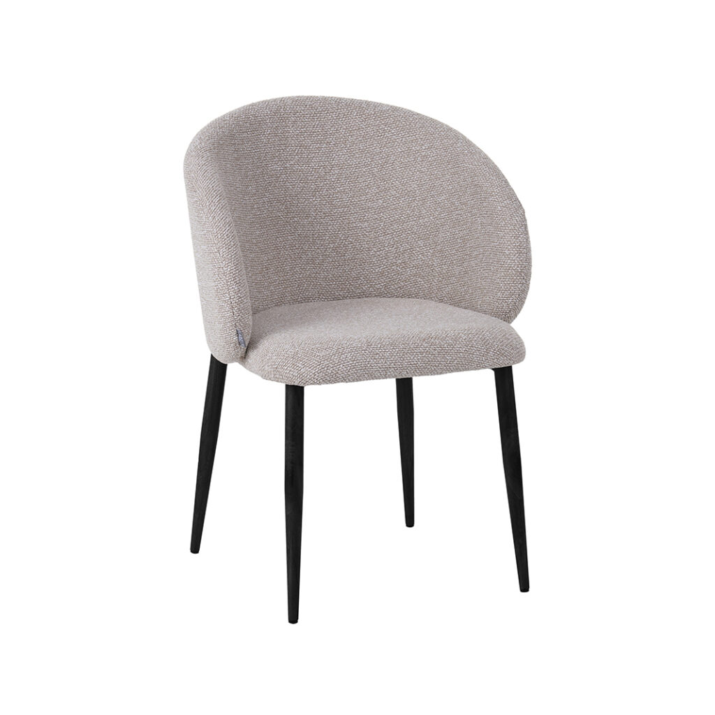 LABEL51 Eetkamerstoel I_Yuki - Naturel - Royal Boucle - One size