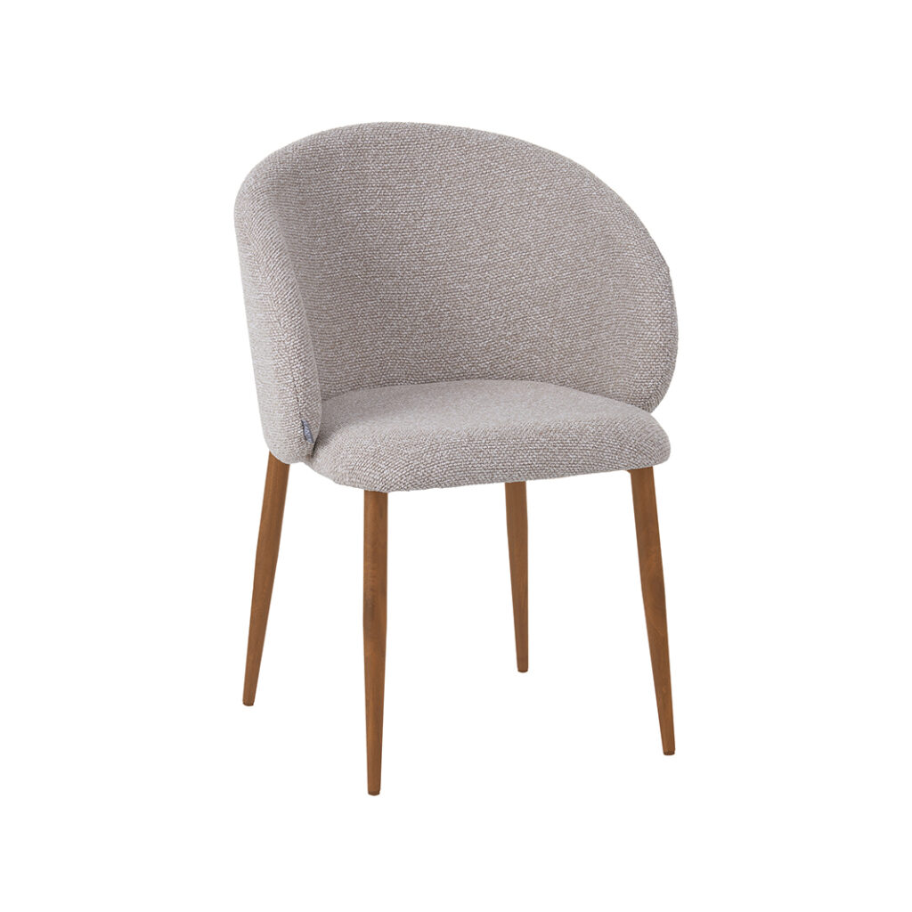 LABEL51 Eetkamerstoel I_Yuki - Naturel - Royal Boucle - One size