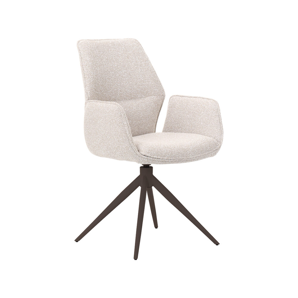 LABEL51 Eetkamerstoel I_Sereno - Mushroom - Royal Boucle - One size