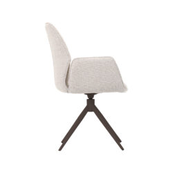 LABEL51 Eetkamerstoel I_Sereno - Mushroom - Royal Boucle - One size