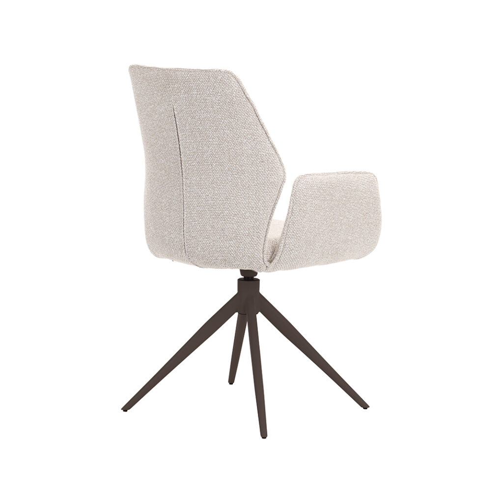 LABEL51 Eetkamerstoel I_Sereno - Mushroom - Royal Boucle - One size