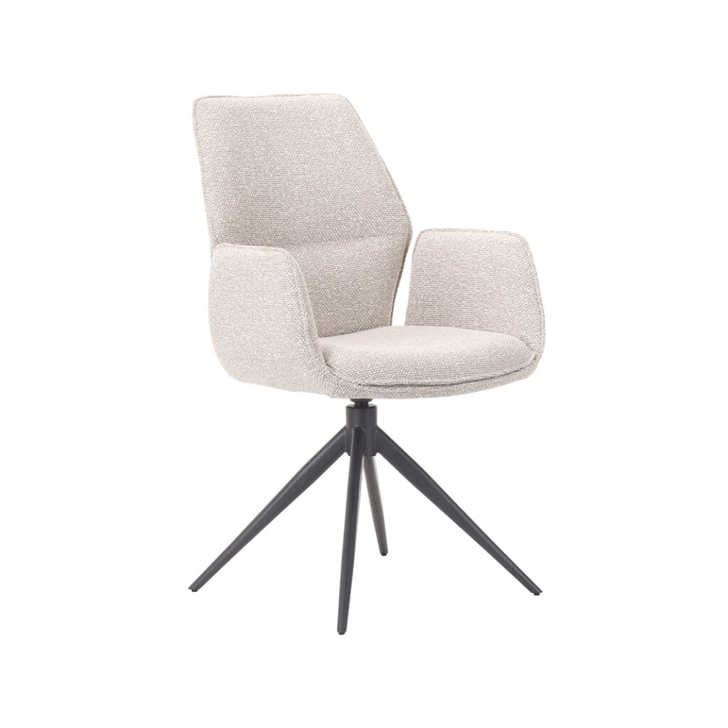 LABEL51 Eetkamerstoel I_Sereno - Naturel - Royal Boucle - One size